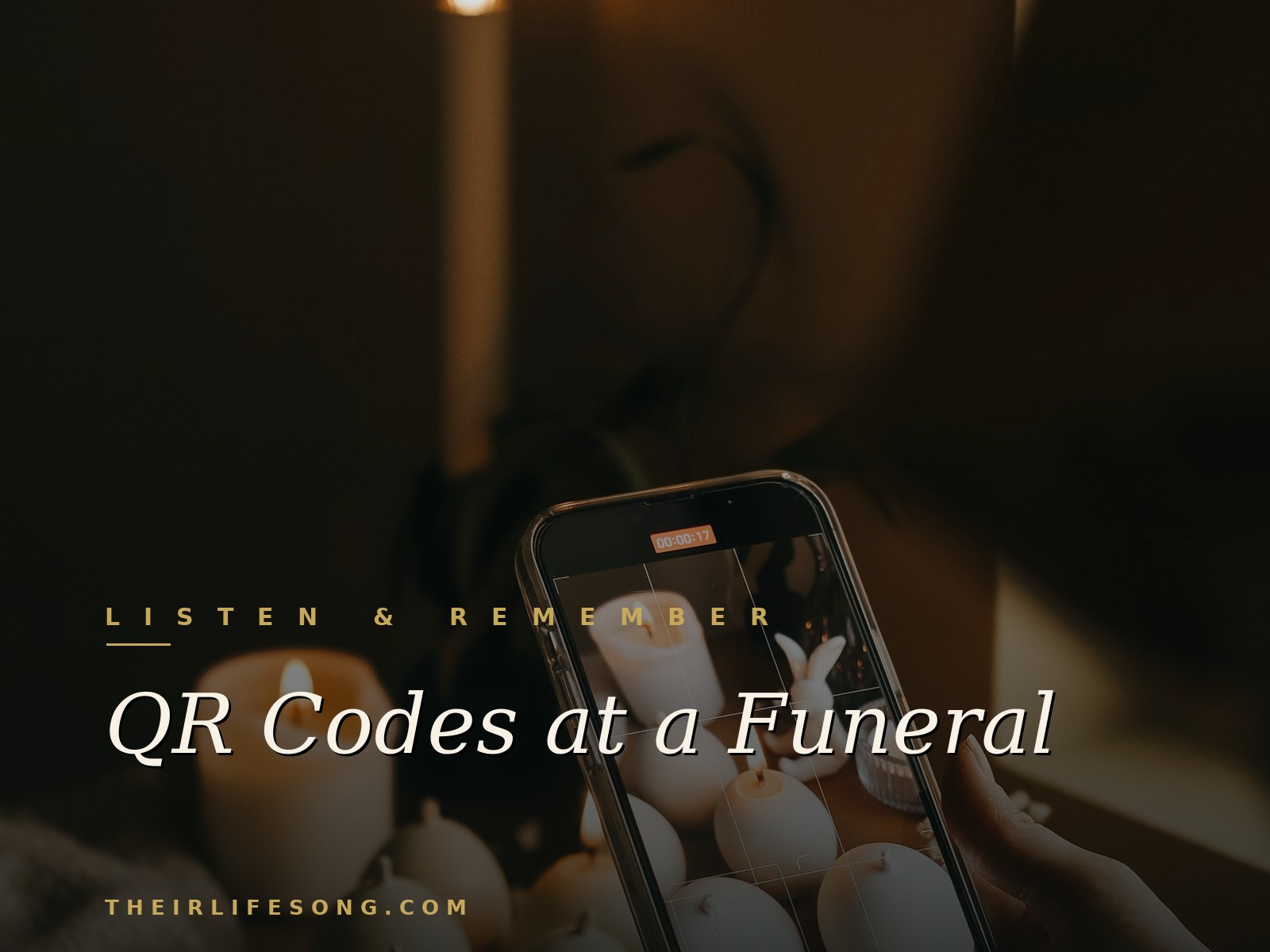 QR Codes at a Funeral: A Simple Way for Guests to Listen and Remember — Their Life Song Journal