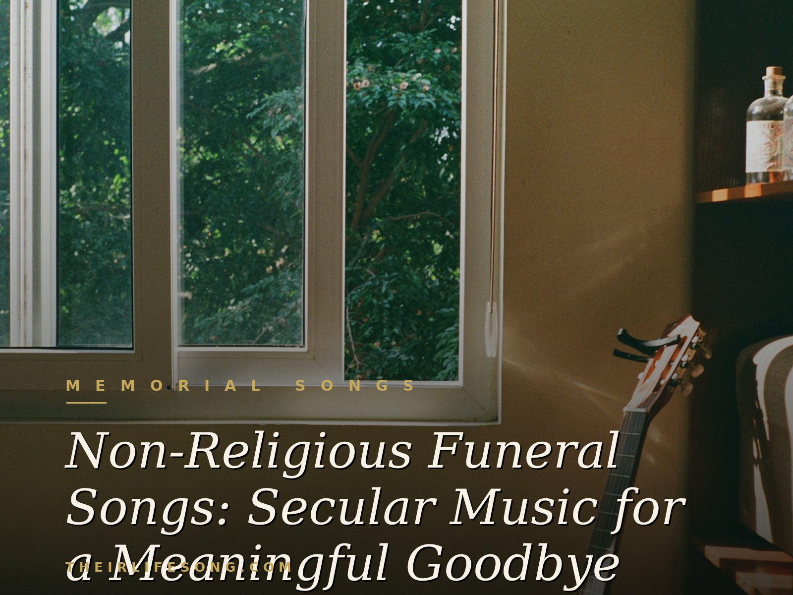 Non-Religious Funeral Songs: Secular Music for a Meaningful Goodbye — Their Life Song Journal
