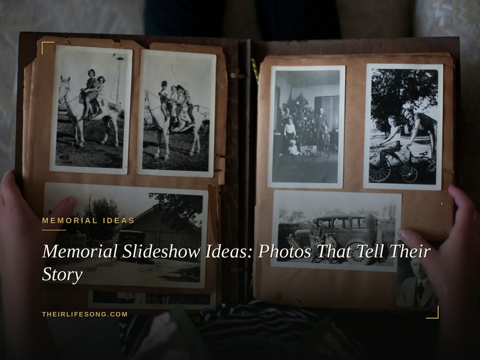 Memorial Slideshow Ideas: Photos That Tell Their Story — Their Life Song Journal