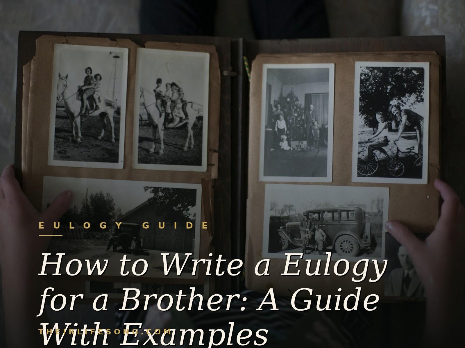 How to Write a Eulogy for a Brother: A Guide With Examples — Their Life Song Journal