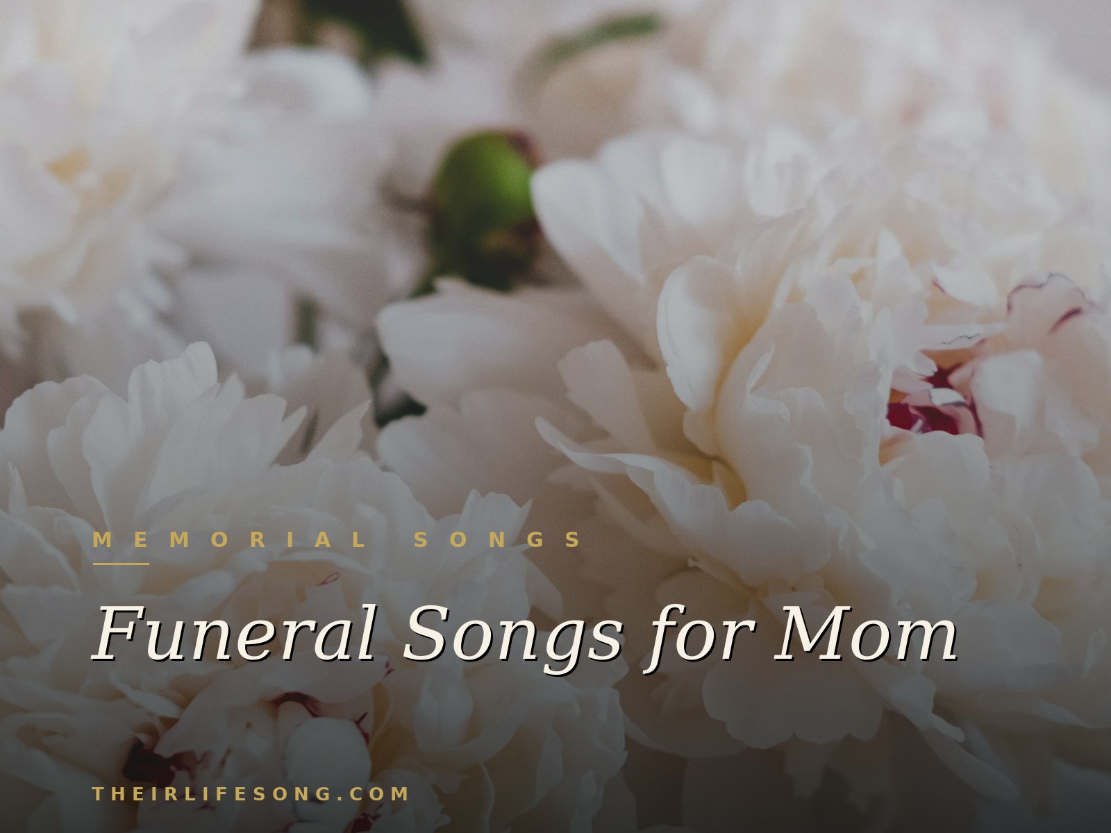 Funeral Songs for Mom: Music That Sounds Like Her — Their Life Song Journal