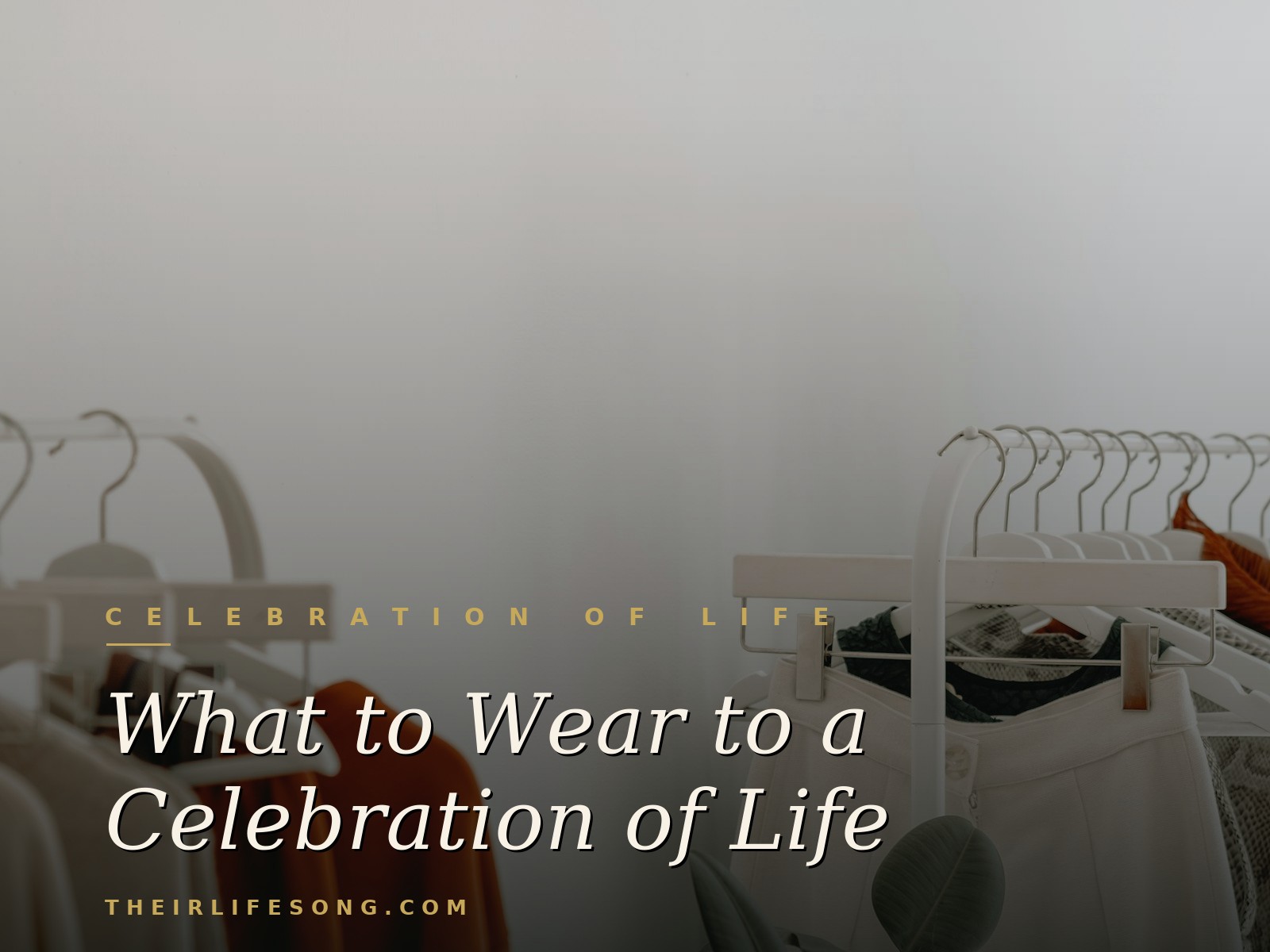 What to Wear to a Celebration of Life — Their Life Song Journal